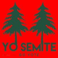 Yo Semite Go Vote Anti Trump Santa Hat thumb 1