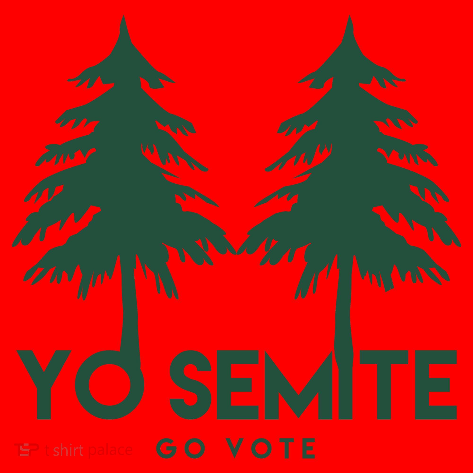 Yo Semite Go Vote Anti Trump Santa Hat