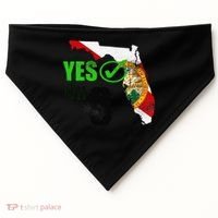 Yes On 3 Florida USA-Made Doggie Bandana thumb 0