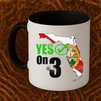 Yes On 3 Florida Coffee Mug thumb 2