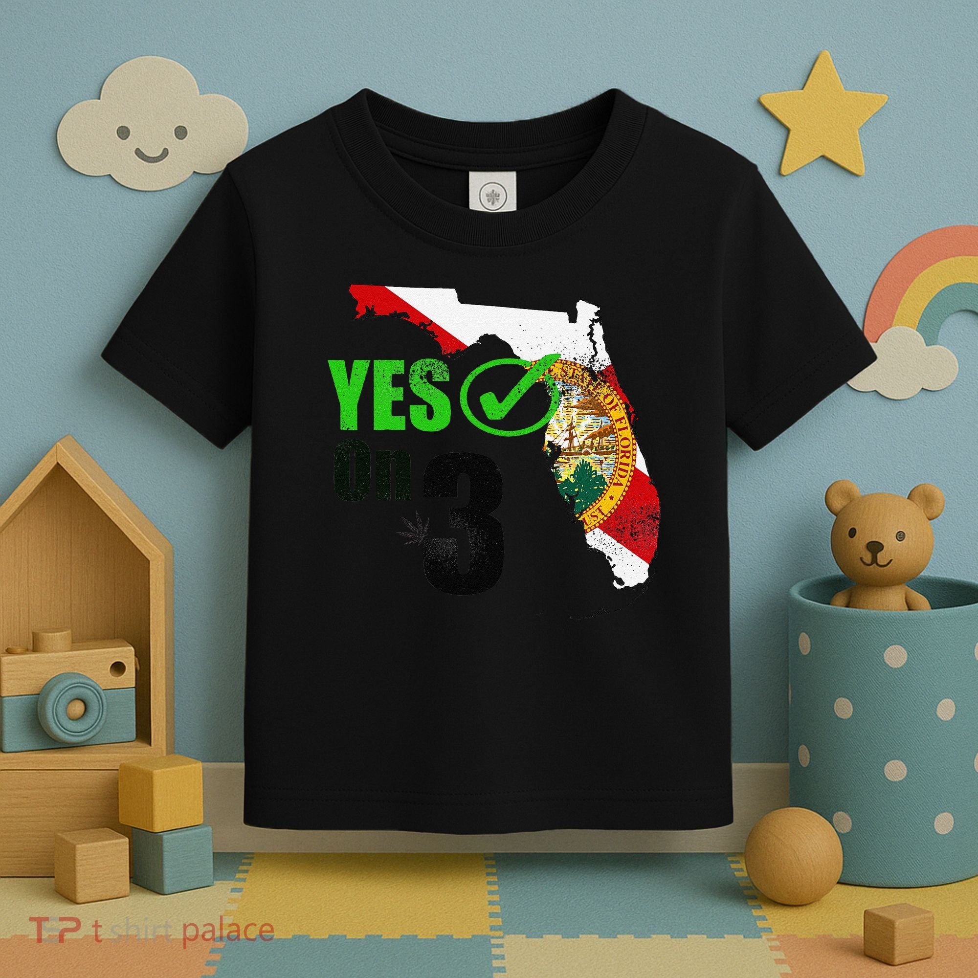 Yes On 3 Florida Toddler T-Shirt