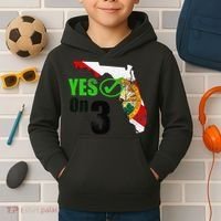 Yes On 3 Florida Kids Hoodie thumb 2