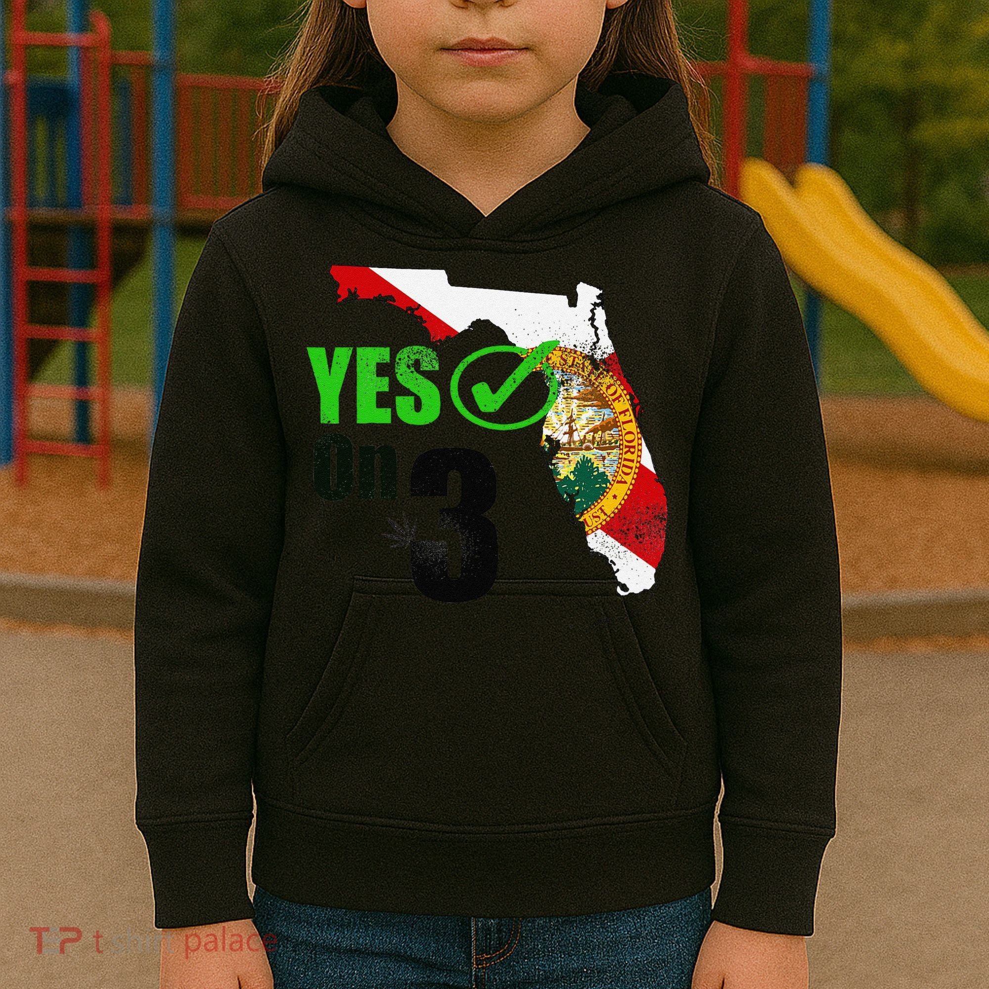 Yes On 3 Florida Kids Hoodie
