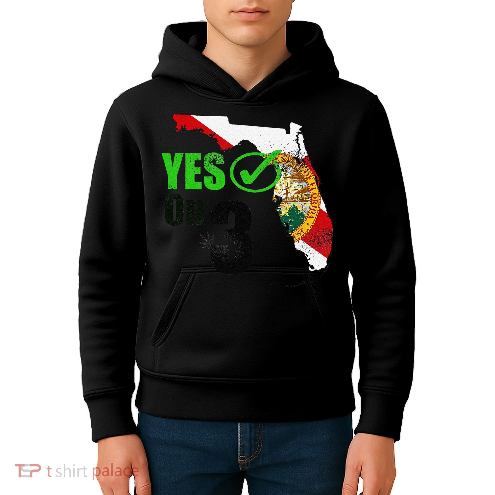 Yes On 3 Florida Kids Hoodie