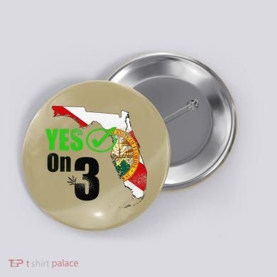 Yes On 3 Florida Button