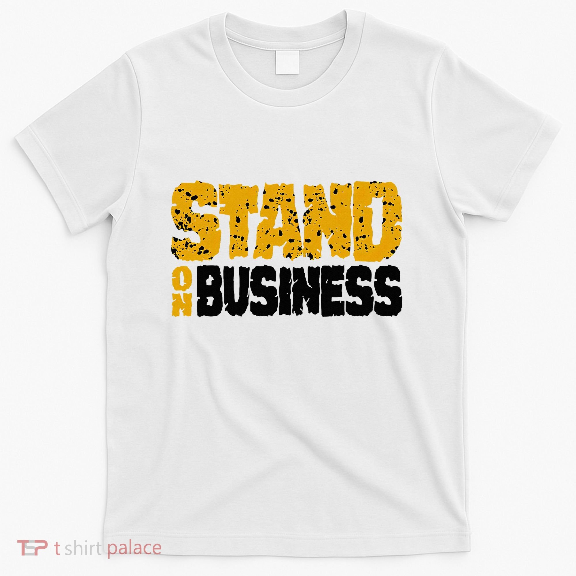 Yellow Ochre Black White Color Match T-Shirt