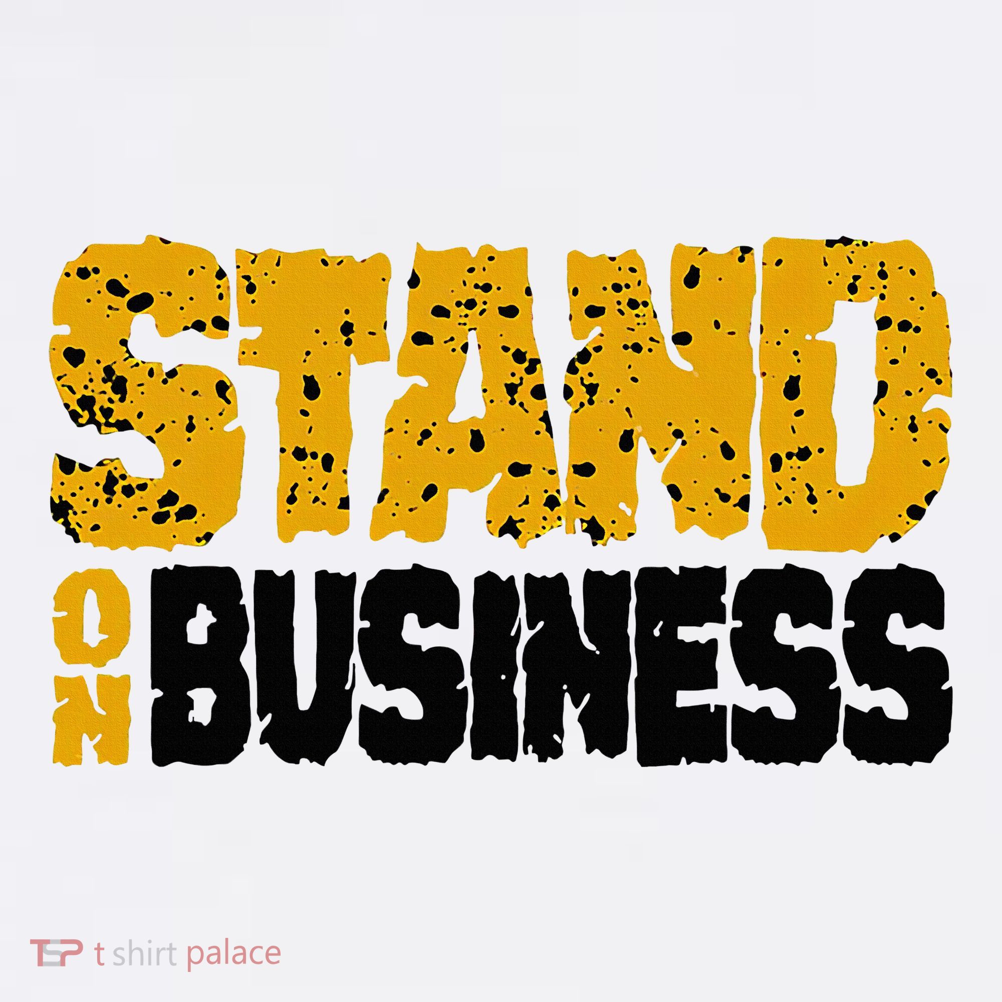 Yellow Ochre Black White Color Match T-Shirt