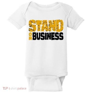 Yellow Ochre Black White Color Match Baby Bodysuit