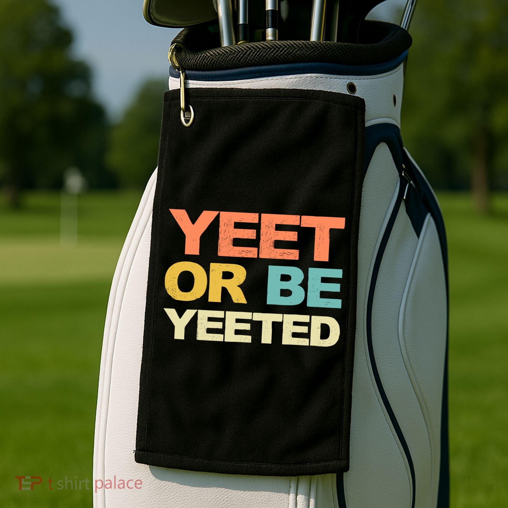 Yeet Or Be Yeeted Yeet Dank Meme Gift Golf Towel