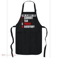 Yeah Of Course I Fish Commit Tax Fraud Funny Fishing Apron thumb 0