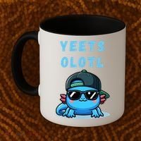Yeets Olotl Funny Axolotl Yeet, Yeet Quote Funny Saying Coffee Mug thumb 2