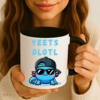 Yeets Olotl Funny Axolotl Yeet, Yeet Quote Funny Saying Coffee Mug thumb 3