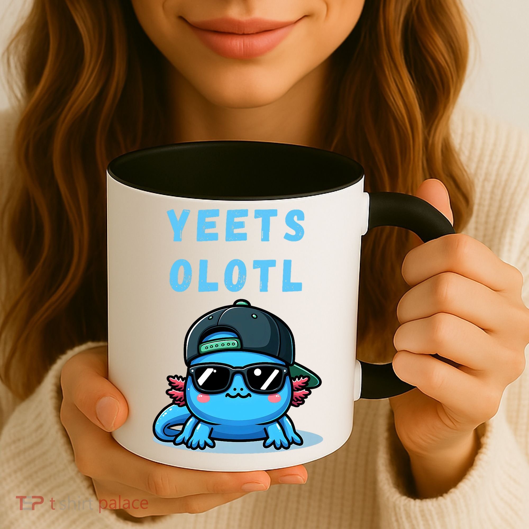 Yeets Olotl Funny Axolotl Yeet, Yeet Quote Funny Saying Coffee Mug