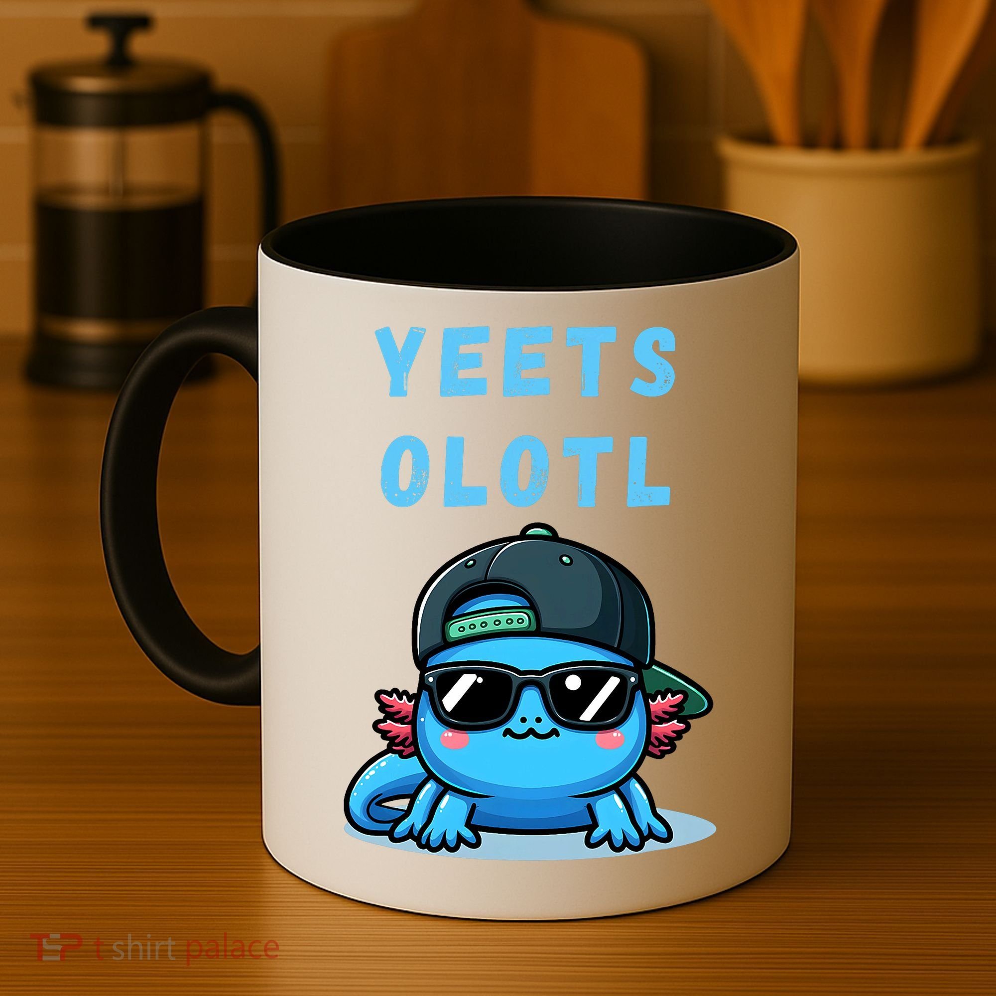 Yeets Olotl Funny Axolotl Yeet, Yeet Quote Funny Saying Coffee Mug
