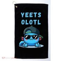 Yeets Olotl Funny Axolotl Yeet, Yeet Quote Funny Saying Golf Towel thumb 0