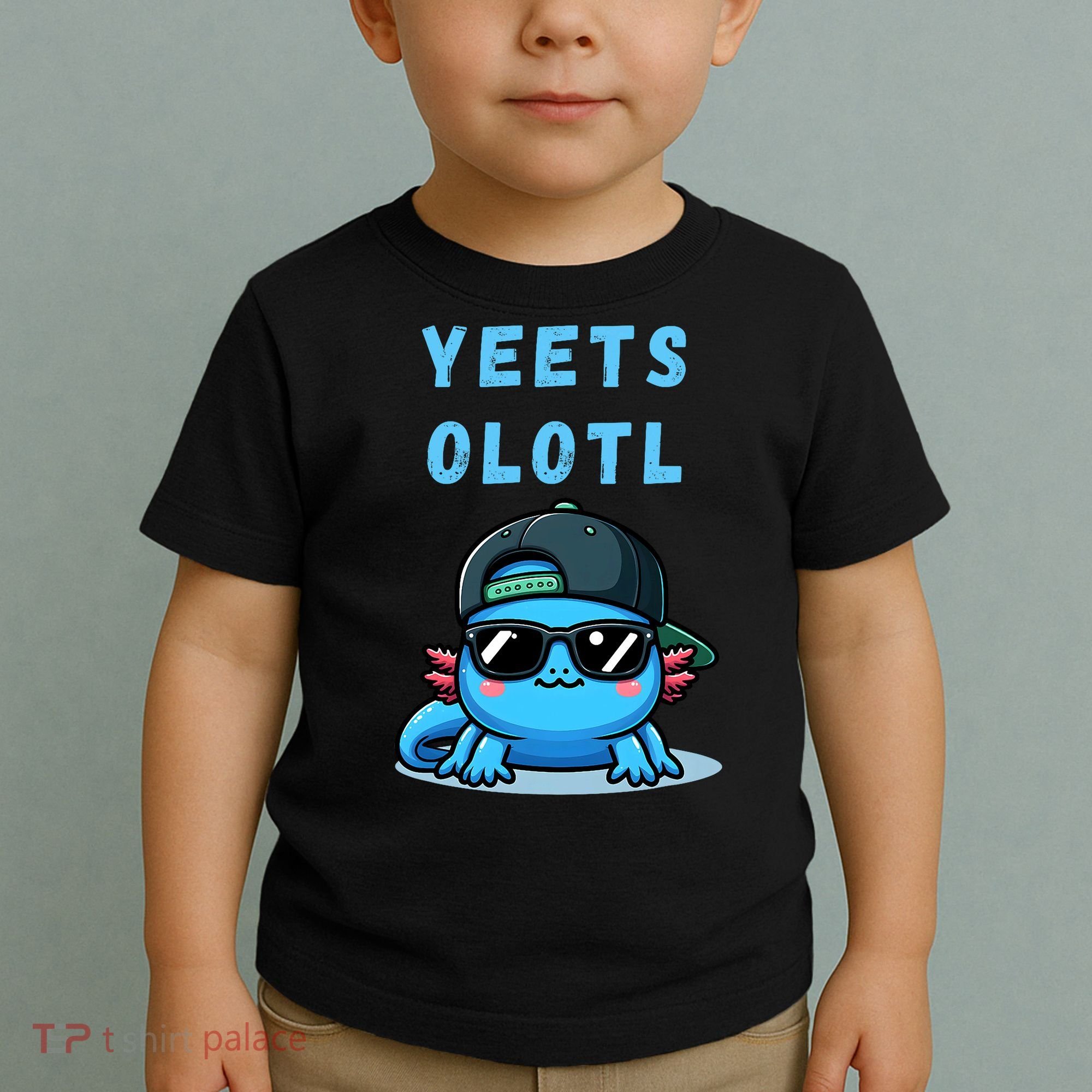 Yeets Olotl Funny Axolotl Yeet, Yeet Quote Funny Saying Toddler T-Shirt