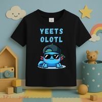 Yeets Olotl Funny Axolotl Yeet, Yeet Quote Funny Saying Toddler T-Shirt thumb 3
