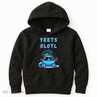 Yeets Olotl Funny Axolotl Yeet, Yeet Quote Funny Saying Kids Hoodie thumb 0