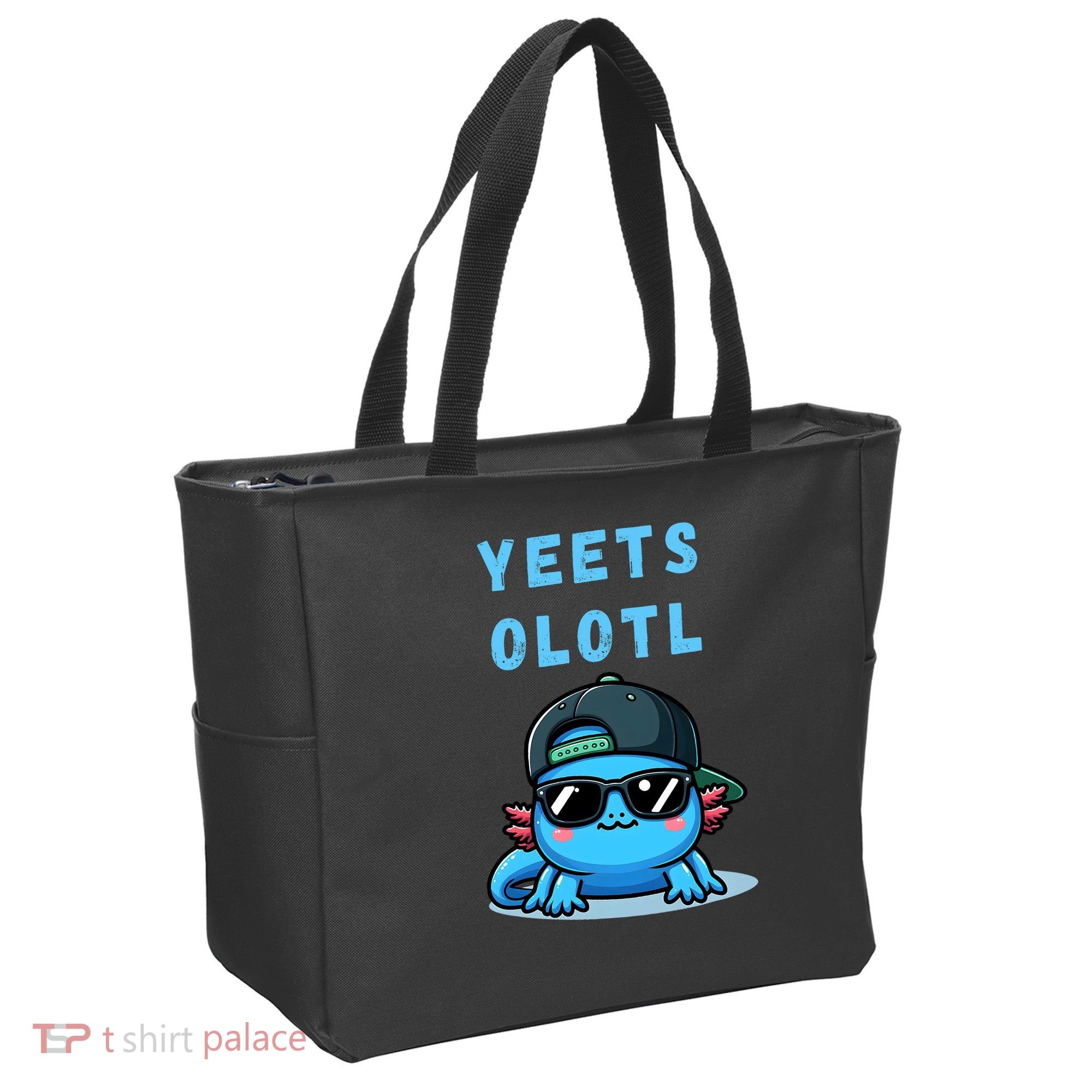 Yeets Olotl Funny Axolotl Yeet, Yeet Quote Funny Saying Tote Bag