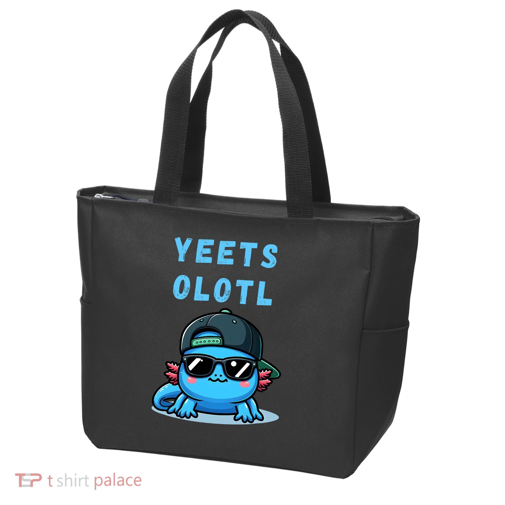 Yeets Olotl Funny Axolotl Yeet, Yeet Quote Funny Saying Tote Bag