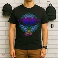 Yoga Elephant Aesthetic Ornate Stylized T-Shirt thumb 6