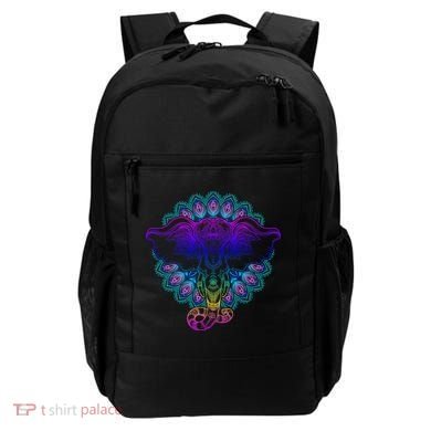 Yoga Elephant Aesthetic Ornate Stylized Backpack