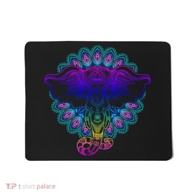 Yoga Elephant Aesthetic Ornate Stylized Mousepad