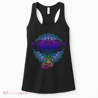 Yoga Elephant Aesthetic Ornate Stylized Women's Tank Top thumb 0