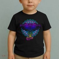 Yoga Elephant Aesthetic Ornate Stylized Toddler T-Shirt thumb 2