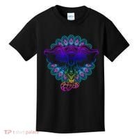 Yoga Elephant Aesthetic Ornate Stylized Kids T-Shirt thumb 0