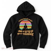Yoga I'm Mostly Peace Love and Light and a A Little Go F Yourself Hoodie thumb 0