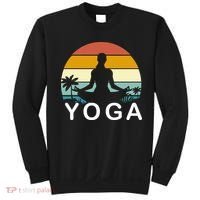 Yoga In Paradise Sunset Retro Vibes Sweatshirt thumb 0