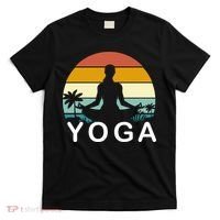 Yoga In Paradise Sunset Retro Vibes T-Shirt thumb 0