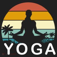 Yoga In Paradise Sunset Retro Vibes Beanie thumb 2