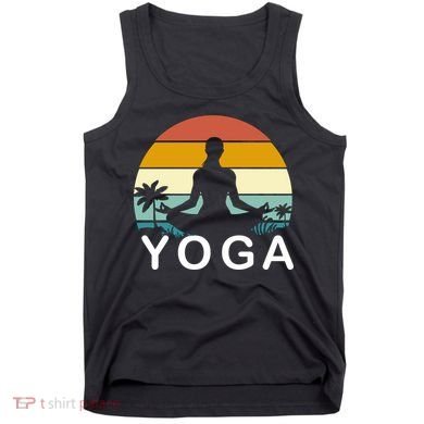 Yoga In Paradise Sunset Retro Vibes Tank Top
