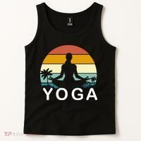 Yoga In Paradise Sunset Retro Vibes Tank Top thumb 2