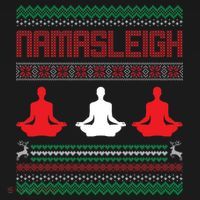 Yoga Namasleigh Ugly Christmas Sweater T-Shirt thumb 7