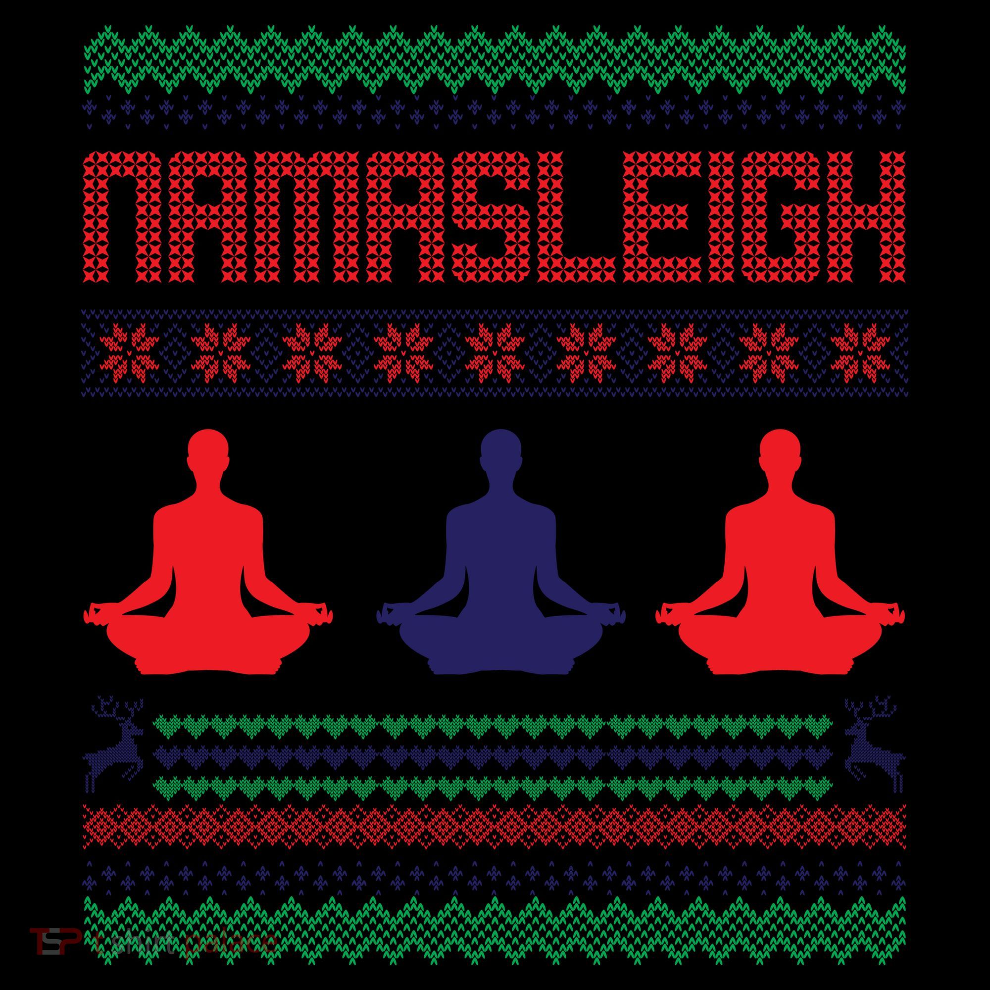 Yoga Namasleigh Ugly Christmas Sweater Coffee Mug