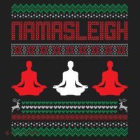 Yoga Namasleigh Ugly Christmas Sweater Beanie thumb 2