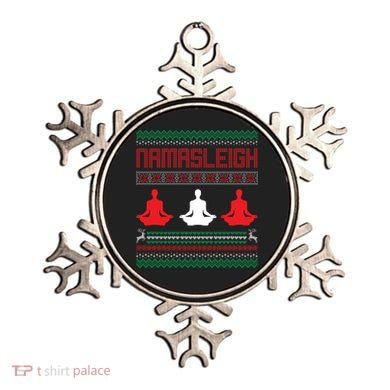 Yoga Namasleigh Ugly Christmas Sweater Ornament