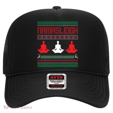 Yoga Namasleigh Ugly Christmas Sweater Hat