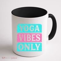Yoga Vibes Only Coffee Mug thumb 1