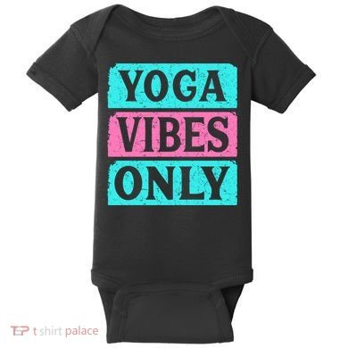 Yoga Vibes Only Baby Bodysuit