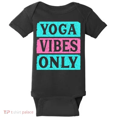 Yoga Vibes Only Baby Bodysuit