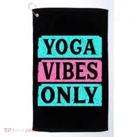 Yoga Vibes Only Golf Towel thumb 0