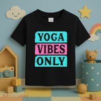 Yoga Vibes Only Toddler T-Shirt thumb 3
