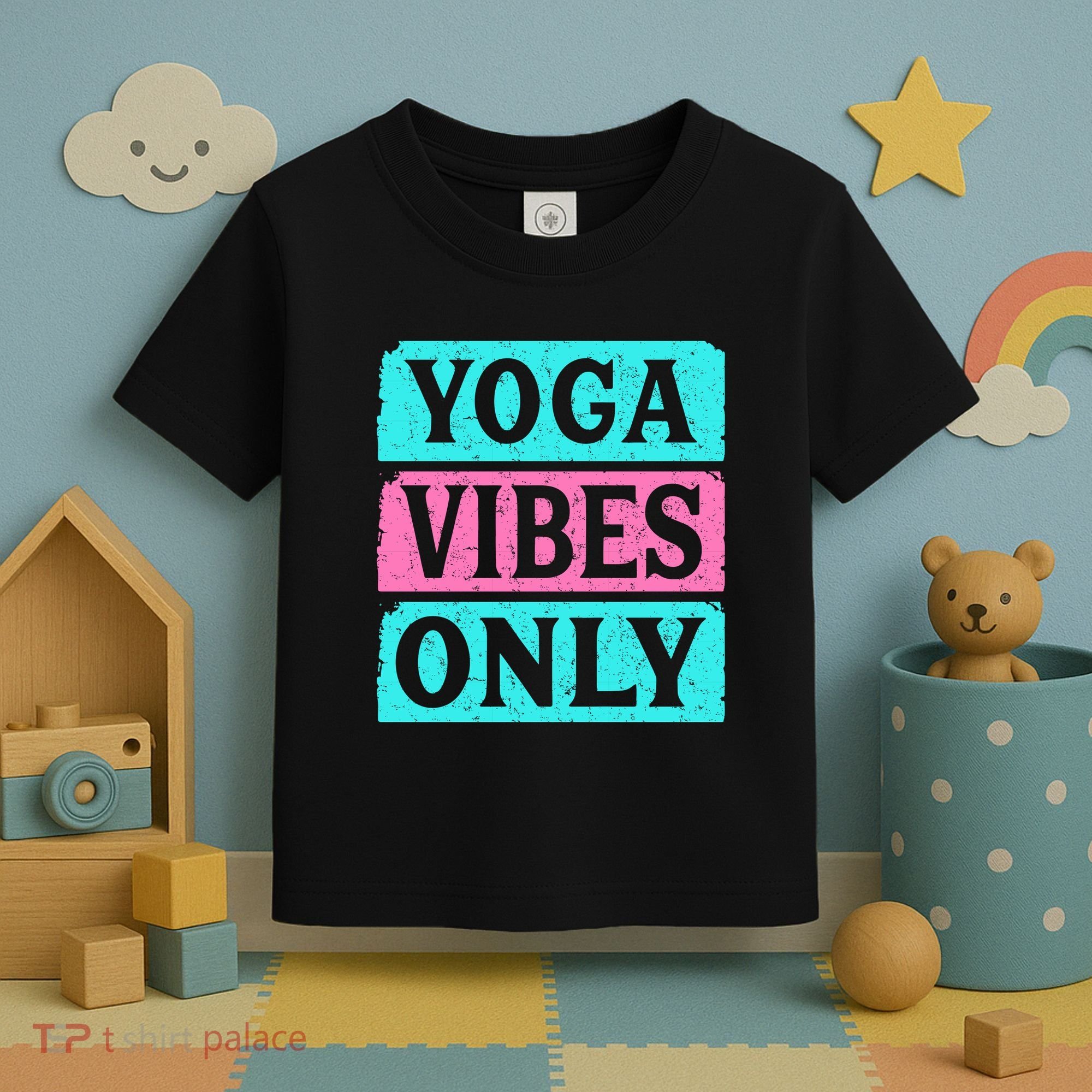 Yoga Vibes Only Toddler T-Shirt