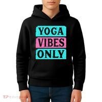 Yoga Vibes Only Kids Hoodie thumb 4