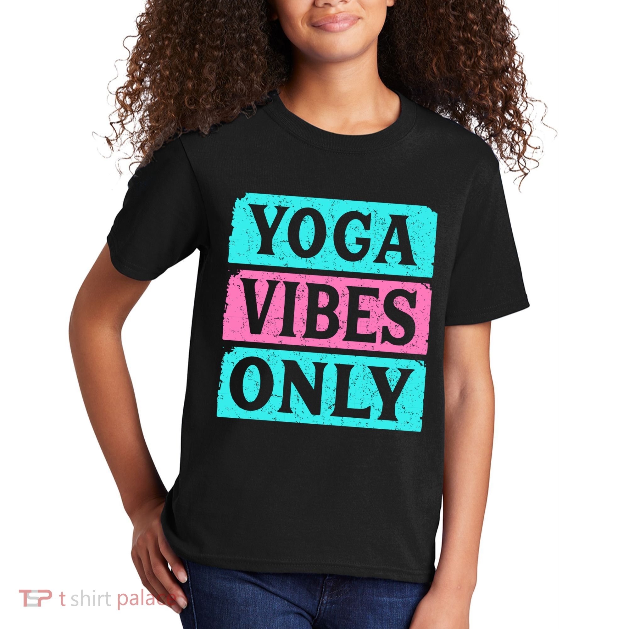 Yoga Vibes Only Kids T-Shirt