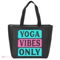 Yoga Vibes Only Tote Bag thumb 0